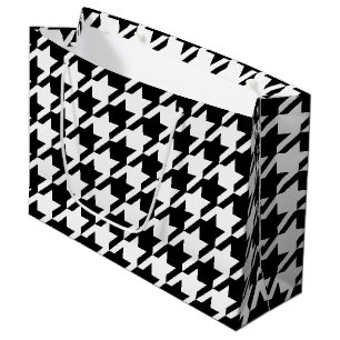 Bolsa De Regalo Grande Houndstooth