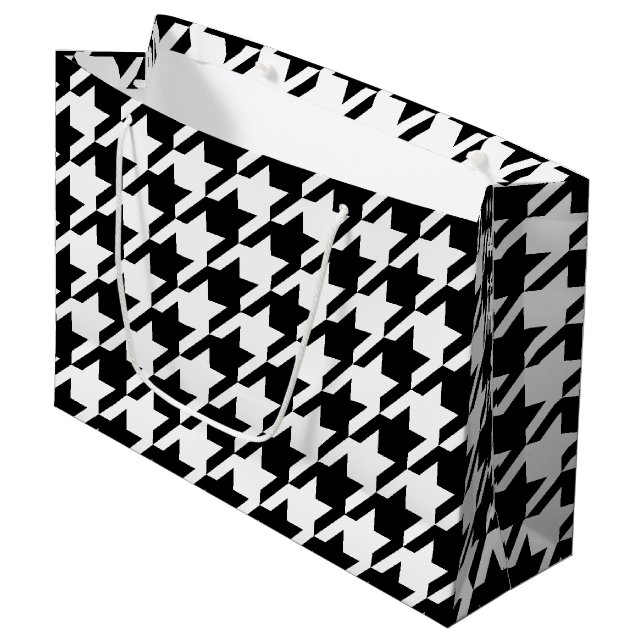 Bolsa De Regalo Grande Houndstooth (Angulo Anverso)
