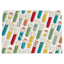 Bolsa De Regalo Grande Huella de Tubo de Prueba de Química Moderna de Mid