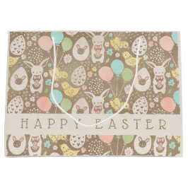 Bolsa De Regalo Grande Huevos de época chicles de conejo personalizados P