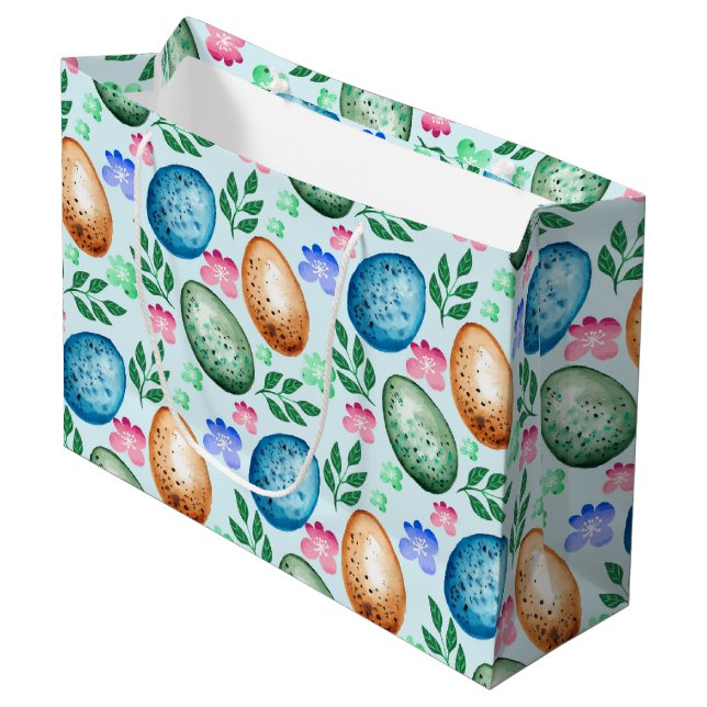 Bolsa De Regalo Grande Huevos de Pascua (Angulo Anverso)