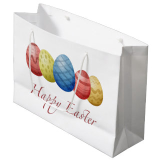 Bolsa De Regalo Grande Huevos felices de Pascua