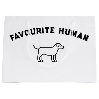 Bolsa De Regalo Grande Humano Favorito