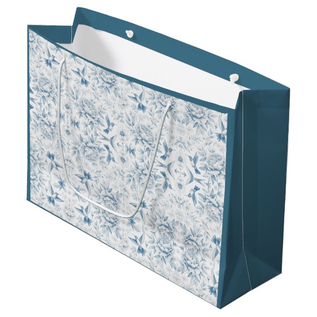 Bolsa De Regalo Grande Hummingbird Toile Gift Bags (Angulo Anverso)