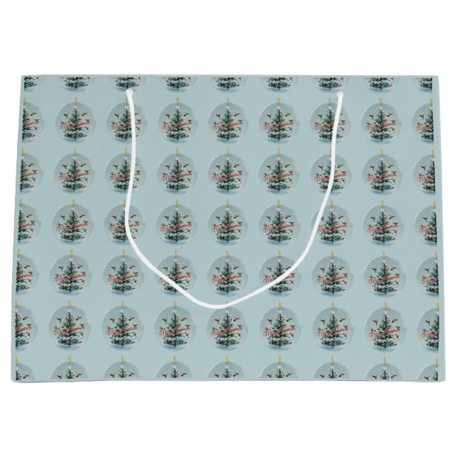 Bolsa De Regalo Grande Hummingbirds, Design (Anverso)