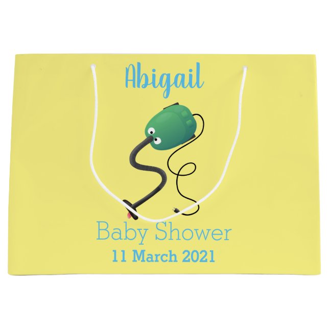 Bolsa De Regalo Grande Humor del personalizado de aspiradora de cuajo (Anverso)