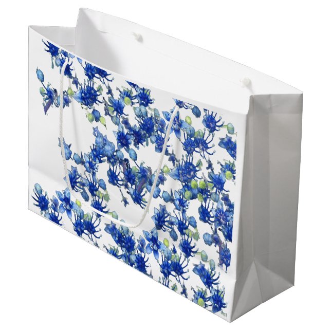 Bolsa De Regalo Grande Hydrangea BGC transparente (Angulo Anverso)