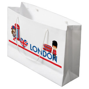 Bolsa De Regalo Grande I corazón Londres con el autobús y más de la