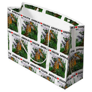 Bolsa De Regalo Grande I Heart South Africa Giraffe Aloe