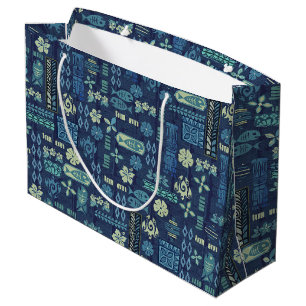 Bolsa De Regalo Grande Iconos retro hawaianos tiki