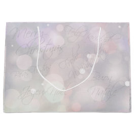 Bolsa De Regalo Grande "Idiomas Navidades"