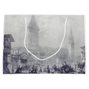 Bolsa De Regalo Grande Iglesia de la Abadía de San Filiberto en Tounus
