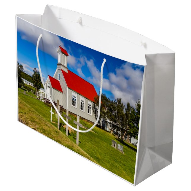Bolsa De Regalo Grande Iglesia islandesa (Angulo reverso)