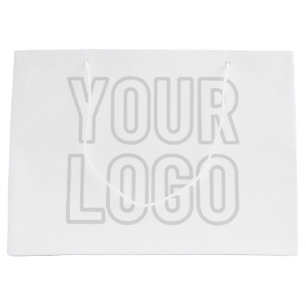 Bolsa De Regalo Grande Iluminar automáticamente el logotipo para el fondo