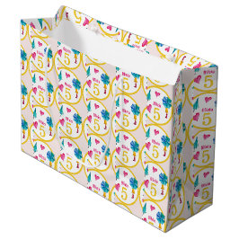 Bolsa De Regalo Grande Ilustracion acuarela de Cute Umbrella Chica