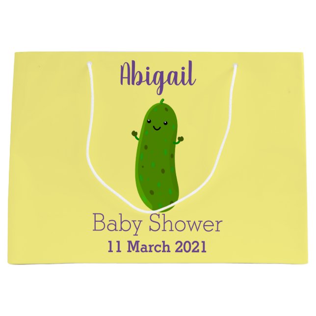 Bolsa De Regalo Grande Ilustracion de personalizado de piquetes alegres (Anverso)