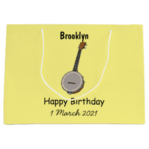 Bolsa De Regalo Grande Ilustracion personalizado Banjo