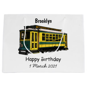 Bolsa De Regalo Grande Ilustracion personalizado de carrito de Mata