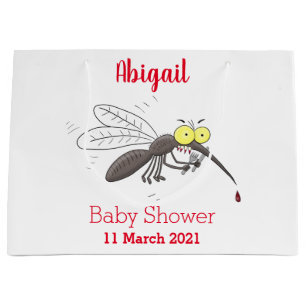 Bolsa De Regalo Grande Ilustracion personalizado de insectos de mosquitos