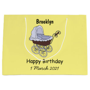 Bolsa De Regalo Grande Ilustracion personalizado de Stroller