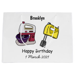 Bolsa De Regalo Grande Ilustracion personalizado mezclador
