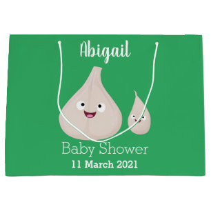 Bolsa De Regalo Grande Ilustracion vegetal de personalizado de ajo dulce