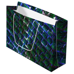 Bolsa De Regalo Grande ¿Imagem verde solloza la cultura flutuando?