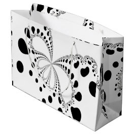 Bolsa De Regalo Grande Imagen estilizada de mariposa