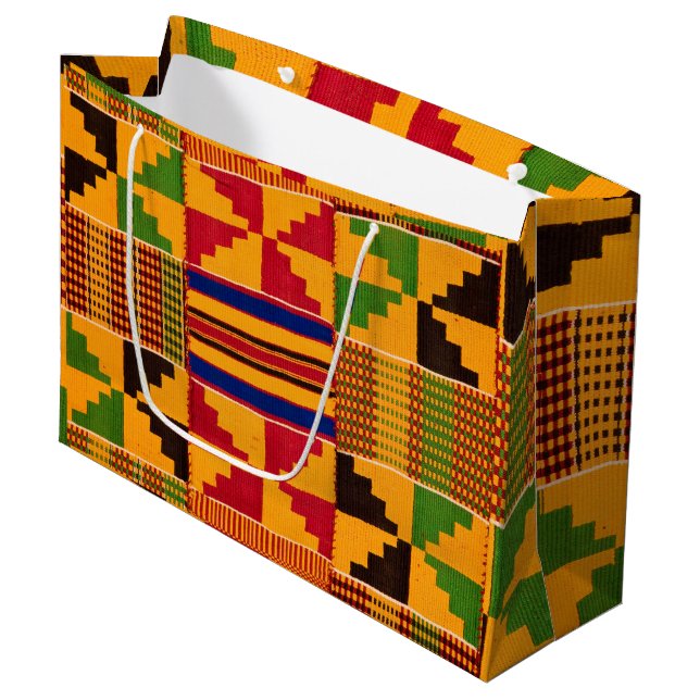Bolsa De Regalo Grande Impresión africana (Angulo Anverso)