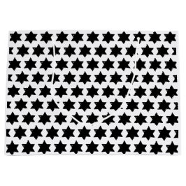 Bolsa De Regalo Grande Impresión de papa de estrella para navidades