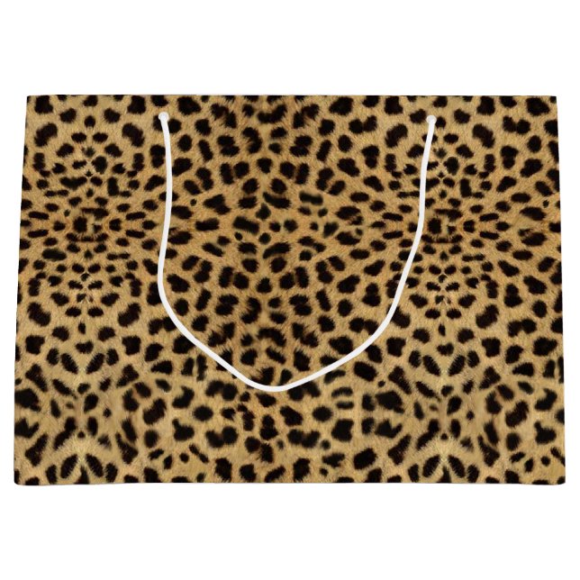 Bolsa De Regalo Grande Impresión del guepardo (Anverso)
