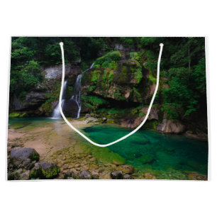Bolsa De Regalo Grande Impresionante cascada Virje, Poster de Eslovenia