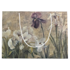 Bolsa De Regalo Grande Impresionismo vintage flores de lirio