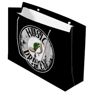 Bolsa de regalo grande impulsada por la música