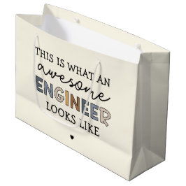 Bolsa De Regalo Grande Ingeniero ingeniero gracioso | Ingeniería