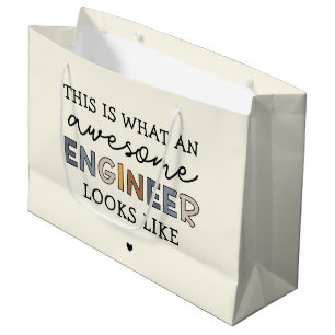 Bolsa De Regalo Grande Ingeniero ingeniero gracioso Ingeniería