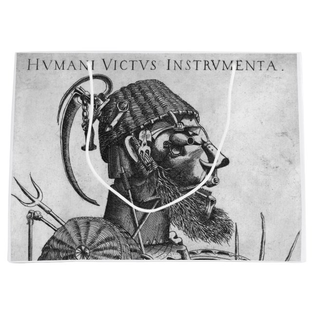 Bolsa De Regalo Grande Instrumentos de sustento humano, Arcimboldo (Anverso)