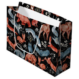 Bolsa De Regalo Grande  Intricate woodland animals pattern