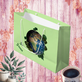 Bolsa De Regalo Grande Ir jardineros verdes