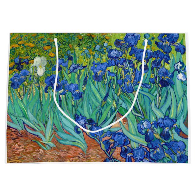 Bolsa De Regalo Grande Irises, Vincent van Gogh (Anverso)