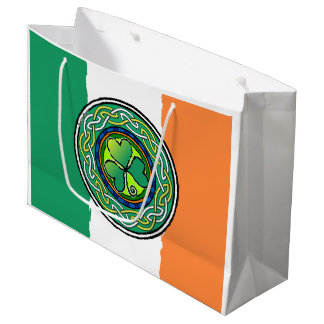 Bolsa De Regalo Grande Irish shamrock