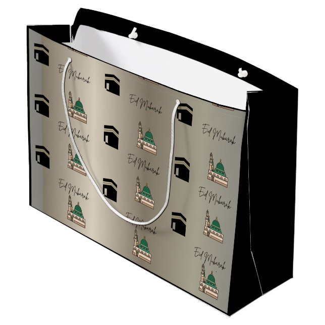 Bolsa De Regalo Grande Islamic Gift Bags | Eid Mubarak Presents (Angulo reverso)