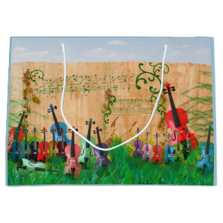 Bolsa De Regalo Grande Jardín del violín