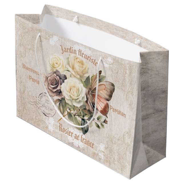 Bolsa De Regalo Grande Jardin fleuriste Parisien (Angulo reverso)