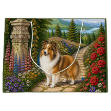 Jardín Inglés Shetland Sheepdog