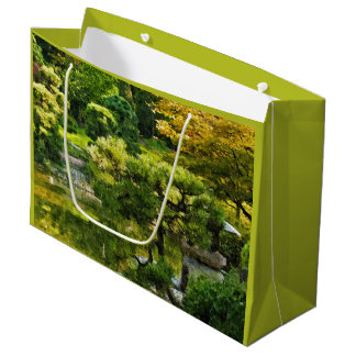 Bolsa De Regalo Grande Jardín Japonés - Estética Tradicional