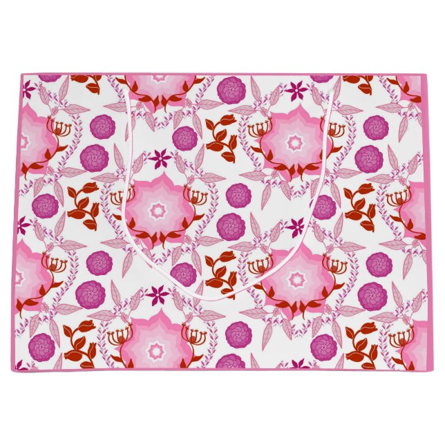 Bolsa De Regalo Grande Jardín rosa (Anverso)