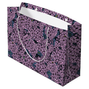 Bolsa De Regalo Grande Jardín Violet Lilac