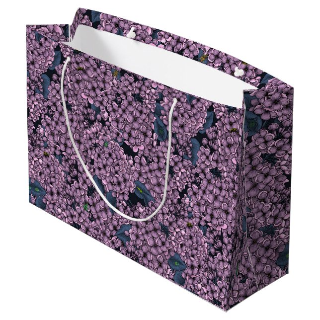 Bolsa De Regalo Grande Jardín Violet Lilac (Angulo reverso)