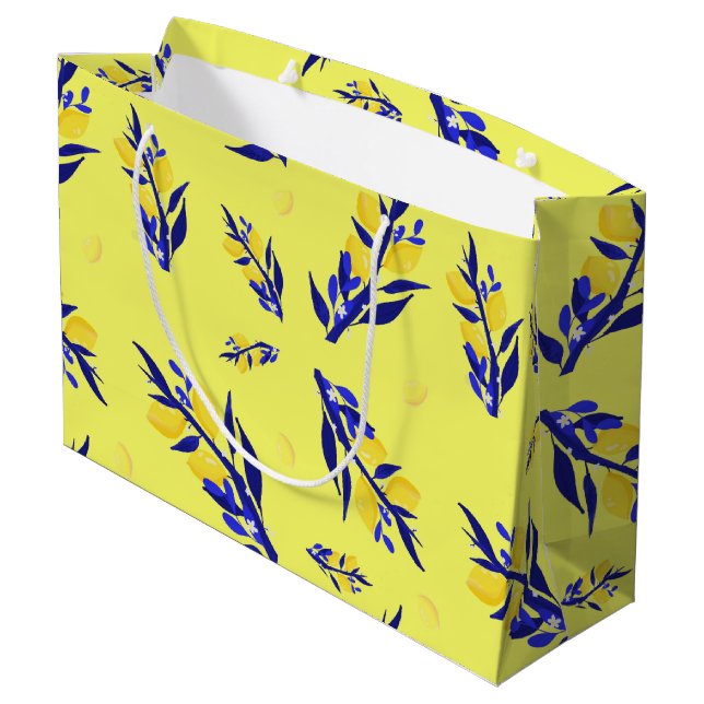 Bolsa De Regalo Grande Jaune citron (Angulo reverso)